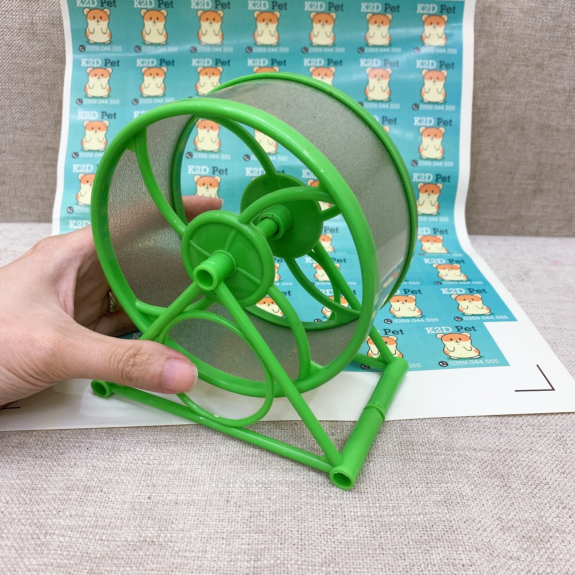 [Hoàn tiền 10%]Wheel nhựa tesoro cho hamster