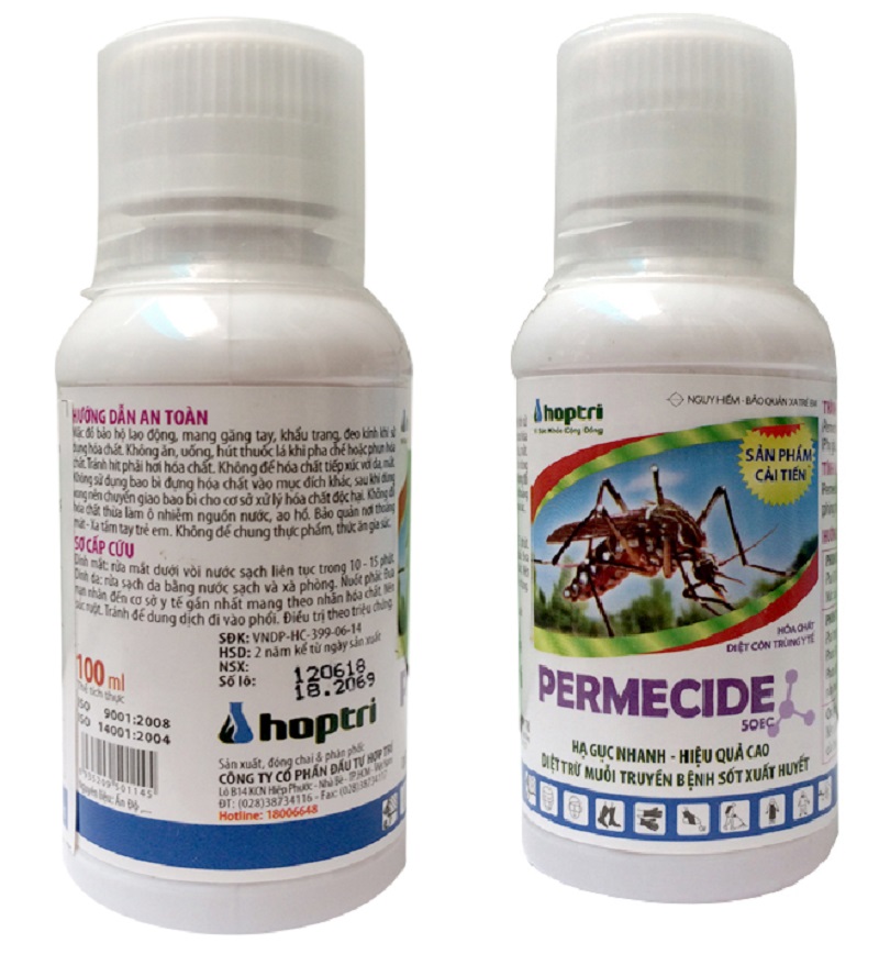 Thuốc diệt Muỗi và côn trùng Permecide 50EC - 100ml