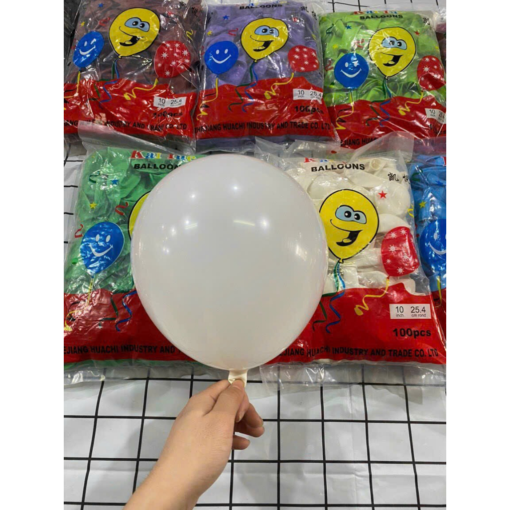 Set 50/100 bóng tròn thường 100 quả 2.2gr size 10" 30cm
