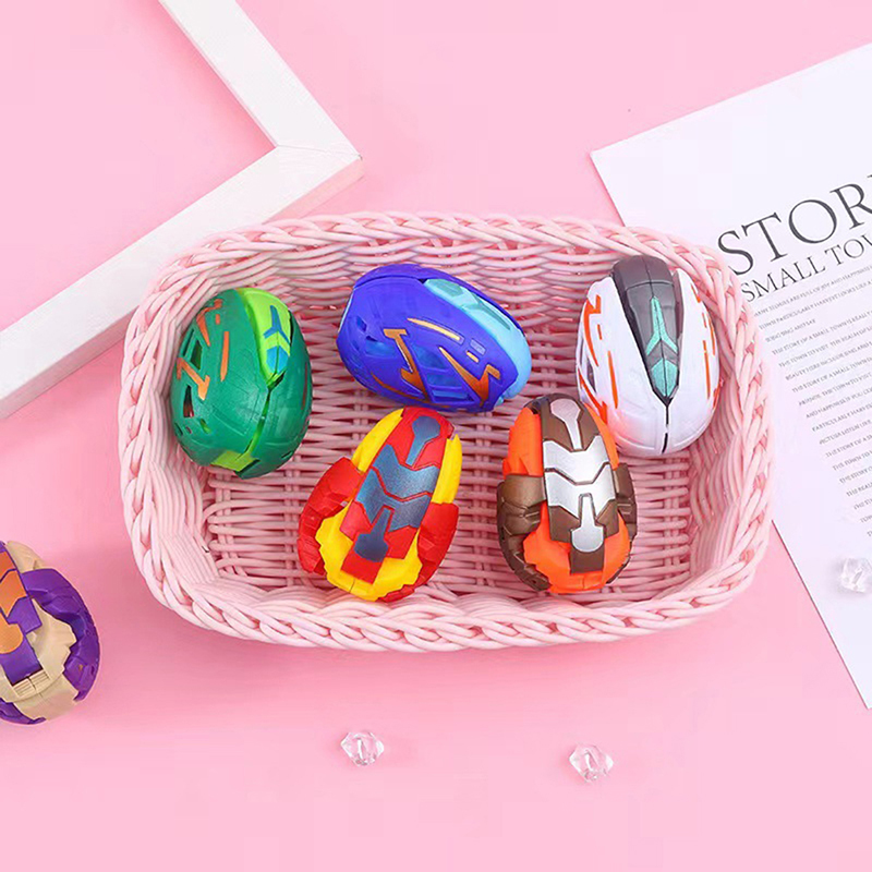 🔥🔥🔥Sarawake 1Pc Dinosaur Eggs Transforming Toy Simulation Deformation Dinosaur Transform Twisting Children Educational Toys Kids Gift