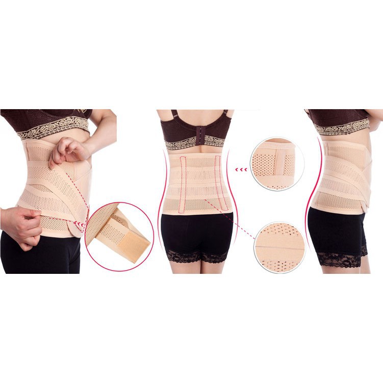 Đai nịt bụng sau sinh chống cuộn cho mẹ bỉm sữa
