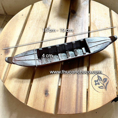 Thuyền xuồng nổi trang trí hồ cá