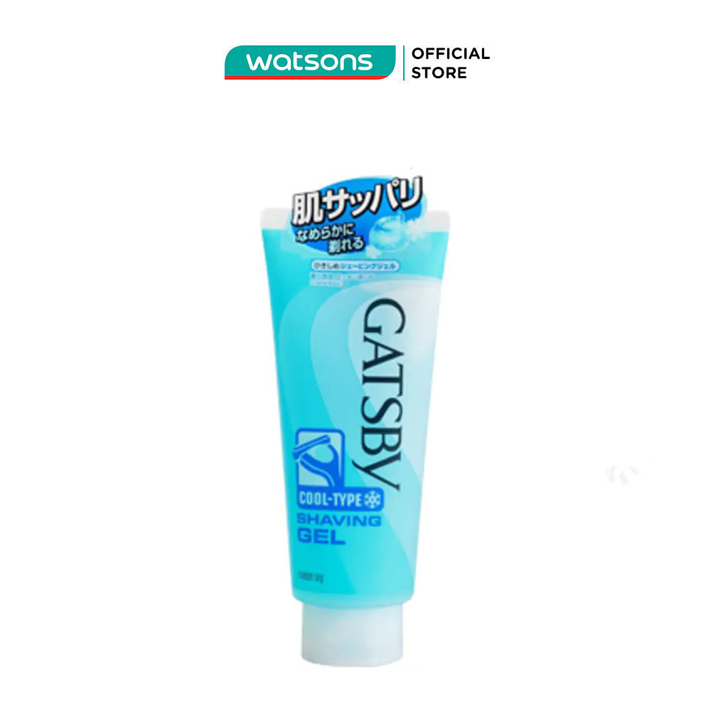 Gel cạo râu gatsby mát lạnh cool type shaving gel 205g