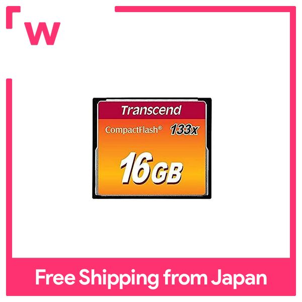 Transcend 16GB CF CARD 133X TYPE I  TS16GCF133