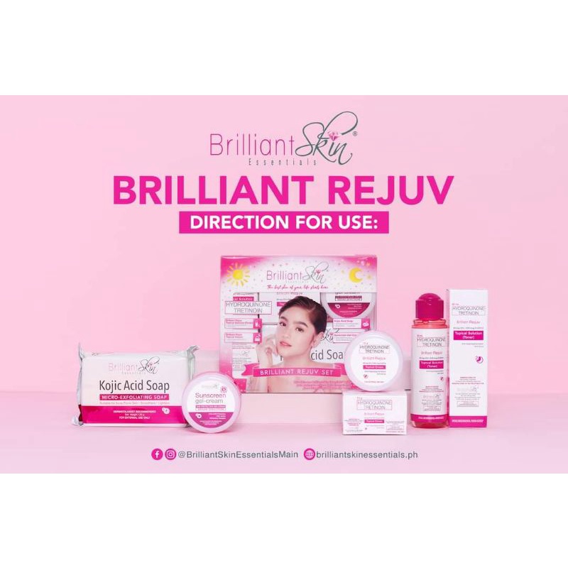 BRILLIANT REJU SKINCARE FACIAL SET ORIGINAL HQ (from Philippine) | Lazada