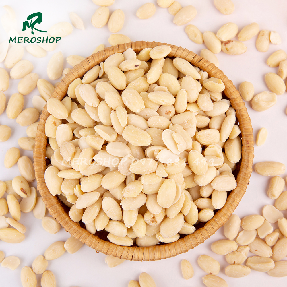 500GRAM HẠNH NHÂN TRẮNG - HẠT SỐNG LÀM SỮA KHÔNG CẦN BÓC LỤA