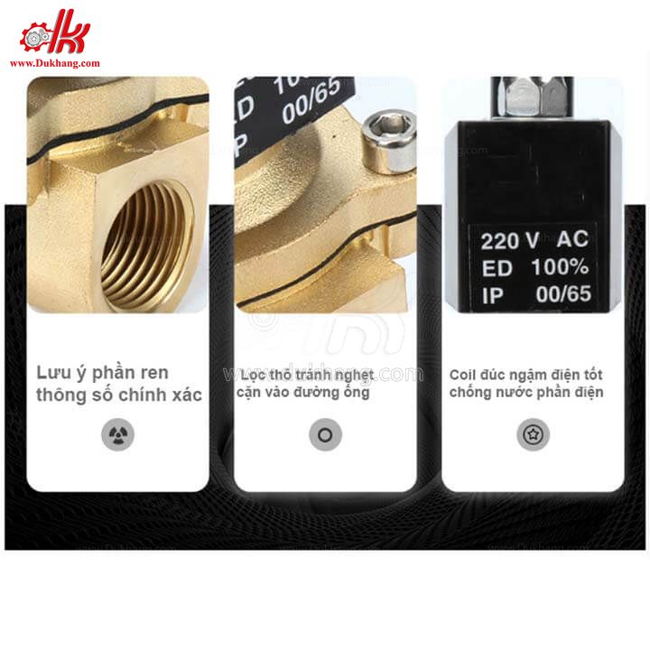 Van điện từ UW Coil Đúc