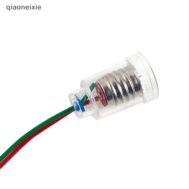 Qiaoneixie 10 cái giá đỡ đèn E10 có dây đế đèn E10 dụng cụ dạy học dụng cụ đui đèn