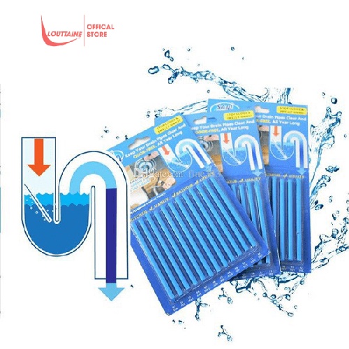 (SỈ) Bộ 12 Que Thông Tắc Cống Sani -E5