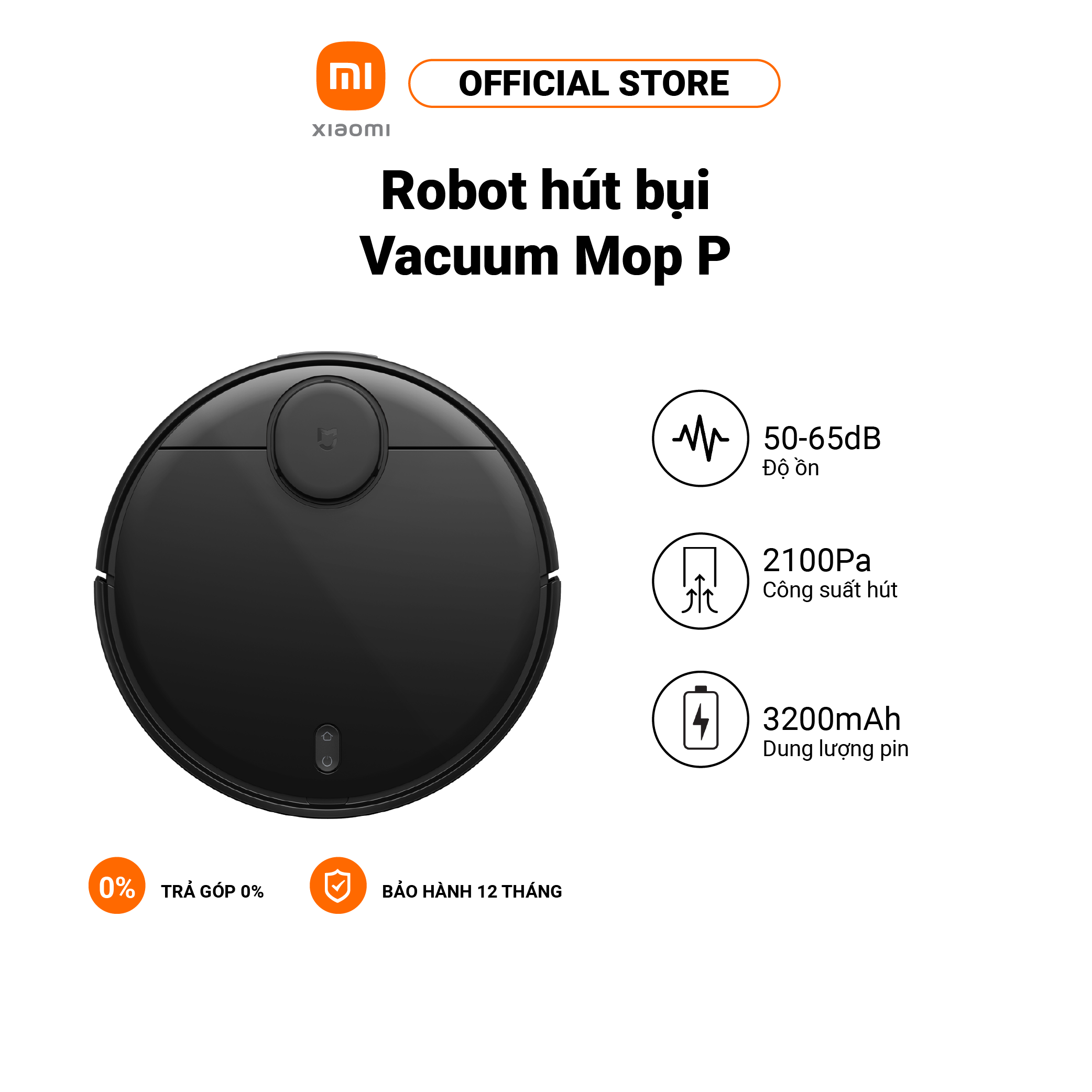 Robot hút bụi Vacuum Mop P