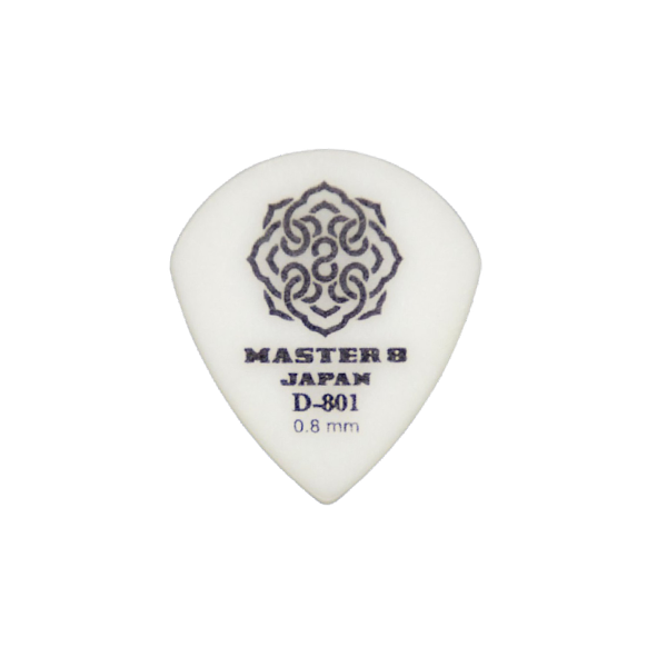 6 PCS MASTER 8 JAPAN d801 DURACON HARD GRIP JAZZ GUITAR PICK ELECTRIC