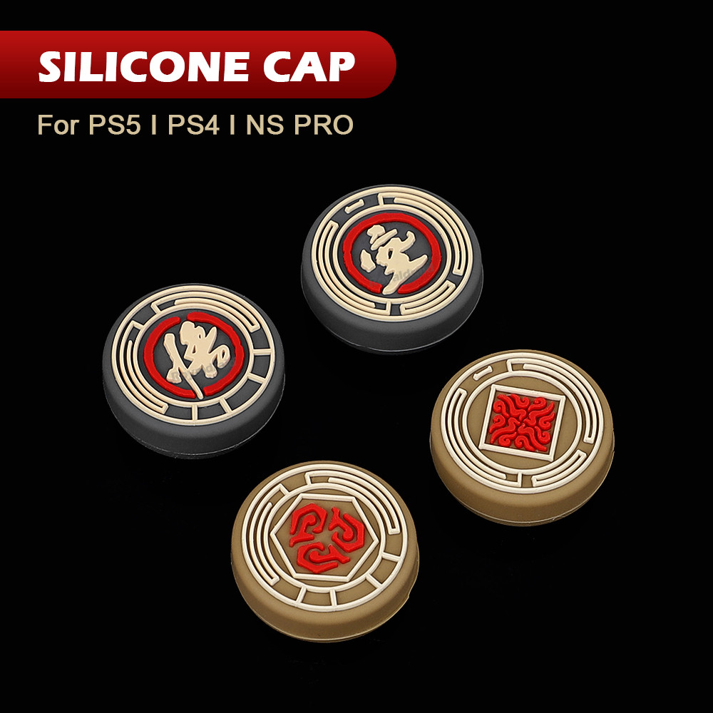 Black%20Myth%20WuKong%20Theme%20Silicone%20Thumb%20Stick%20Grip%20Cap%20For%20PS5/PS5%20Slim%20PS4%20PS3%20Xbox%20Switch%20Pro%20Controller%20Joystick%20Cover%20Protector%20Case%20-%20Image%208