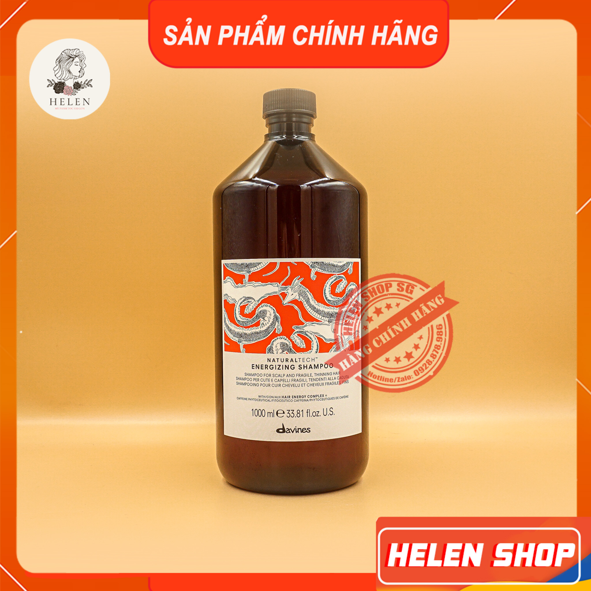 Davines hair loss energizing shampoo 250-1000ml