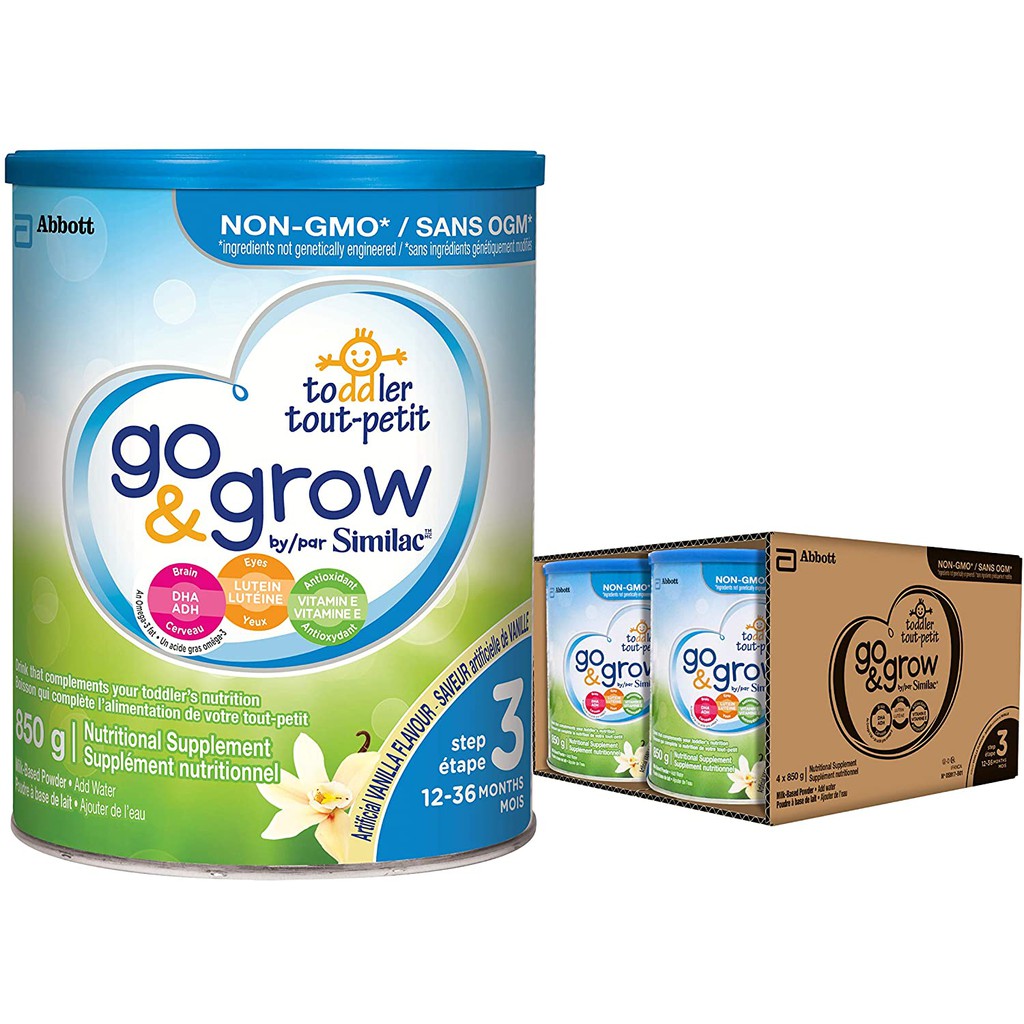 [Có sẵn] [Chính hãng] Sữa Similac go&grow Canada 850gr