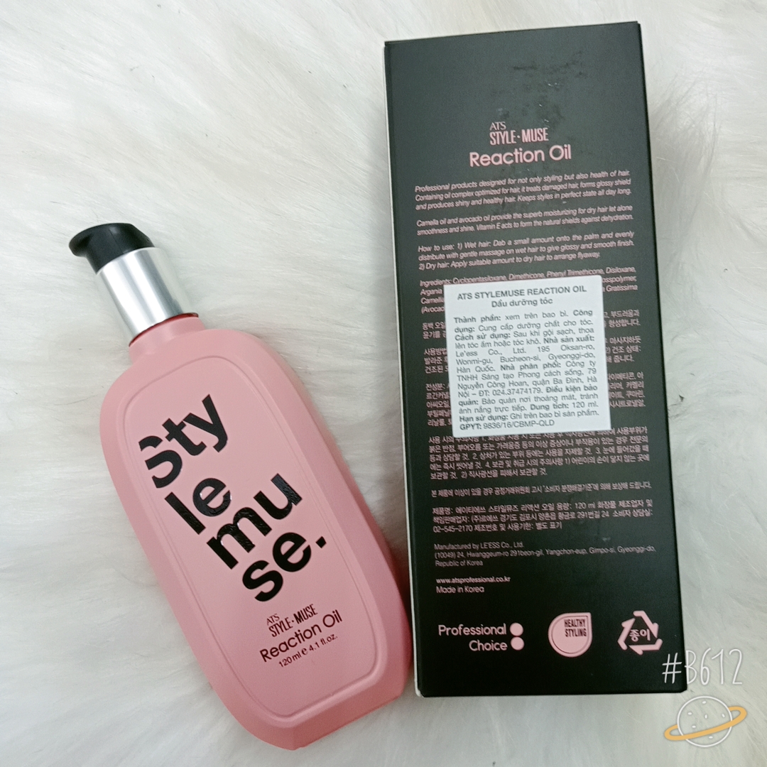 Tinh dầu dưỡng tóc mềm mượt ats stylemuse reaction oil 120ml