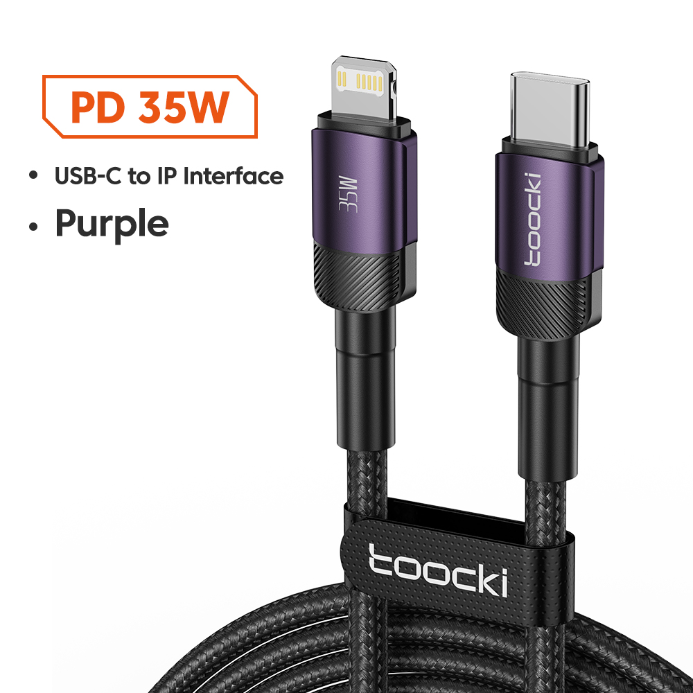 Toocki usb c lightning cable for iphone 14 13 12 11 pro max xs xr ipad pd 27w/20w fast charging type c to lighning cable data
