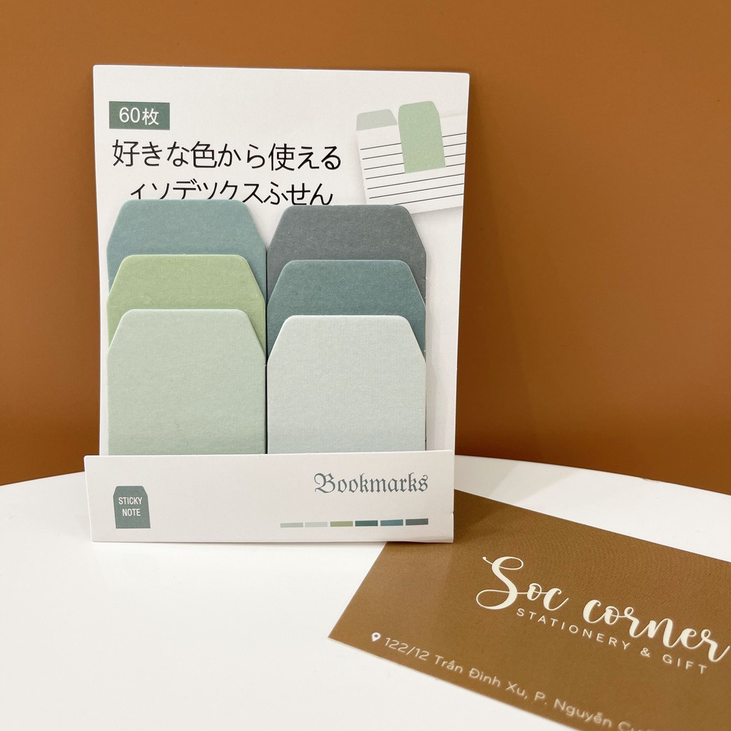 Set giấy dán ghi chú 60 tờ/set