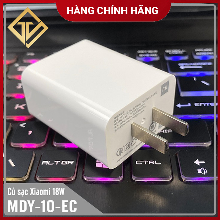Củ sạc Xiaomi sạc nhanh Quick Charge 3.0 MDY-10-EC - Trắng