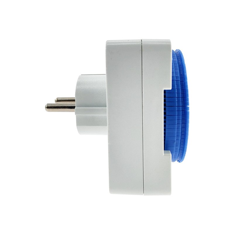 EU 24 Hours Timer Switch Timer Plug In Mechanical Grounded Programmable Smart Countdown Loop Switch Socket Indoor Auto Power Off