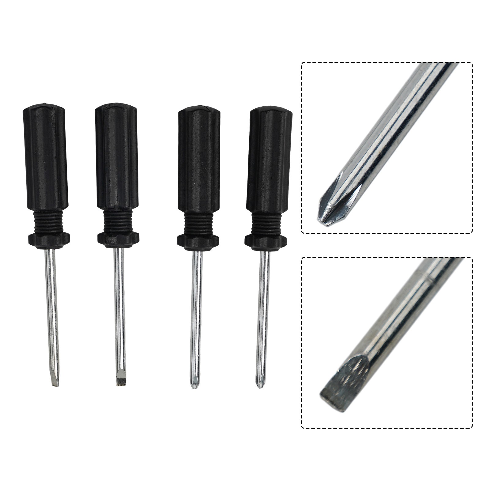 TOOLSOUT Mini Screwdriver Cross Screwdriver Impact Screwdriver Strong Magnetizer Slotted Flat Cross ﻿