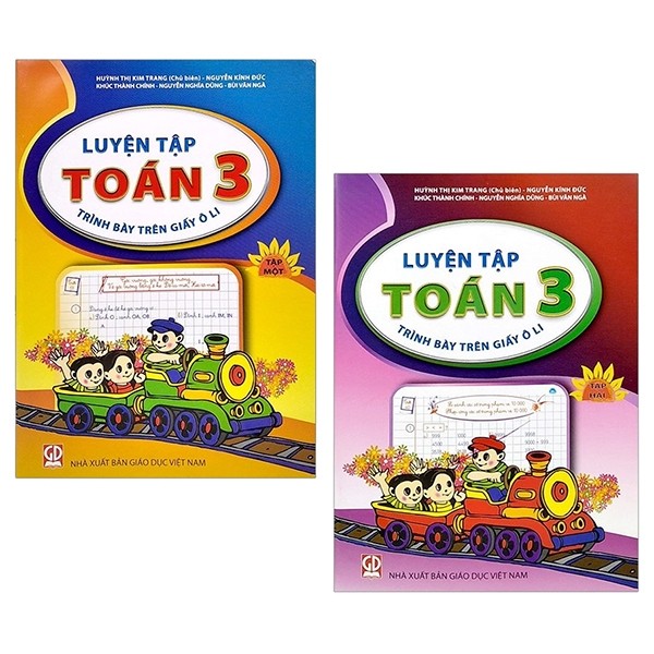 COMBO VỞ LUYỆN TOÁN LỚP 3 - TẬP 1+2 (BỘ 2 CUỐN)