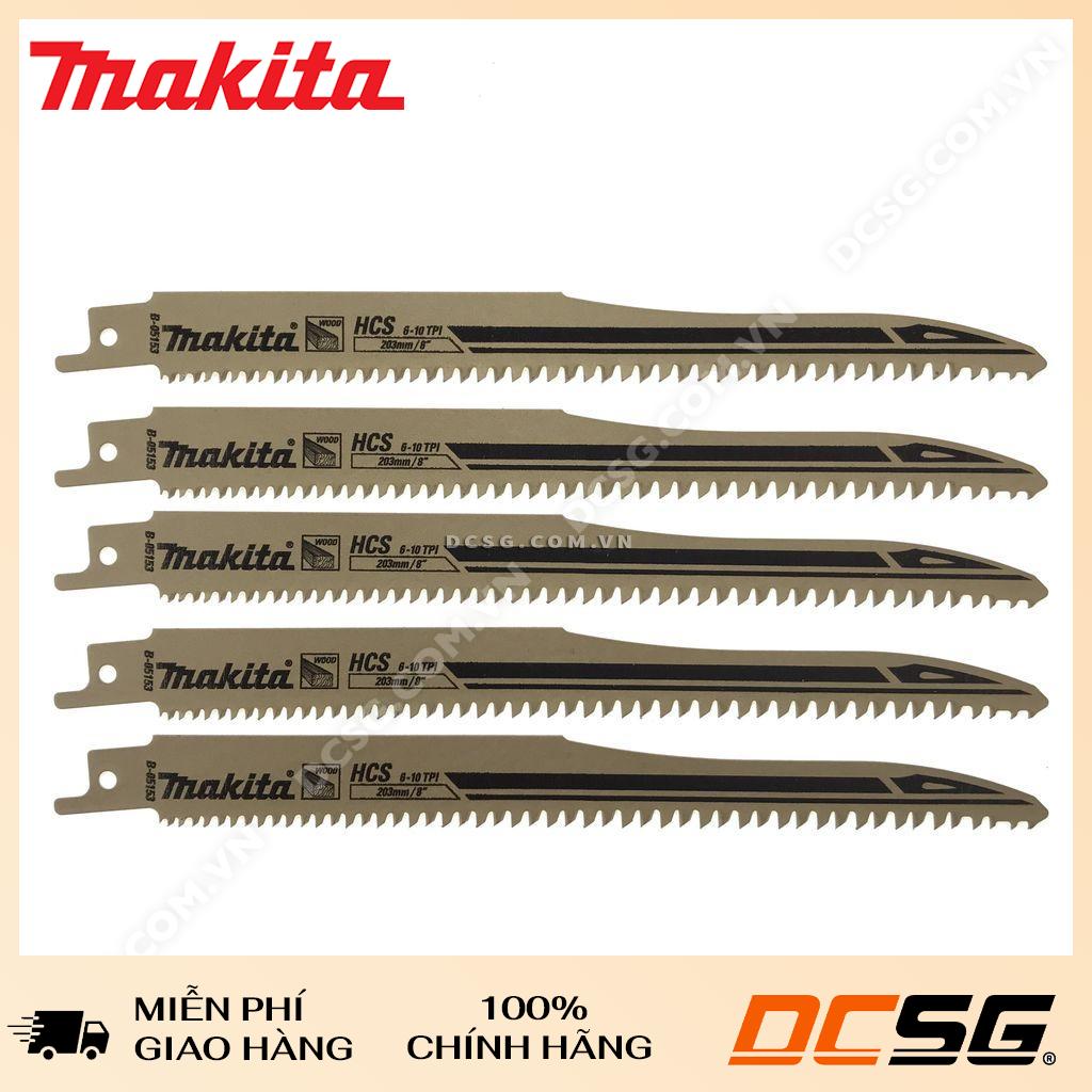 Bộ 05 lưỡi cưa kiếm cắt gỗ Makita B-05153   Tadachi