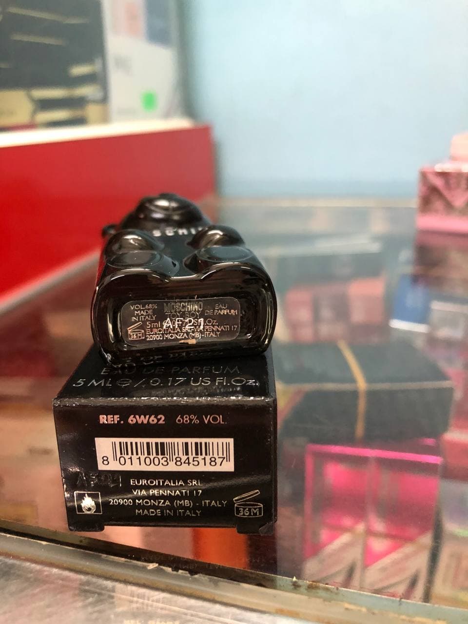 Thơm mini moschino gấu đen 5ml