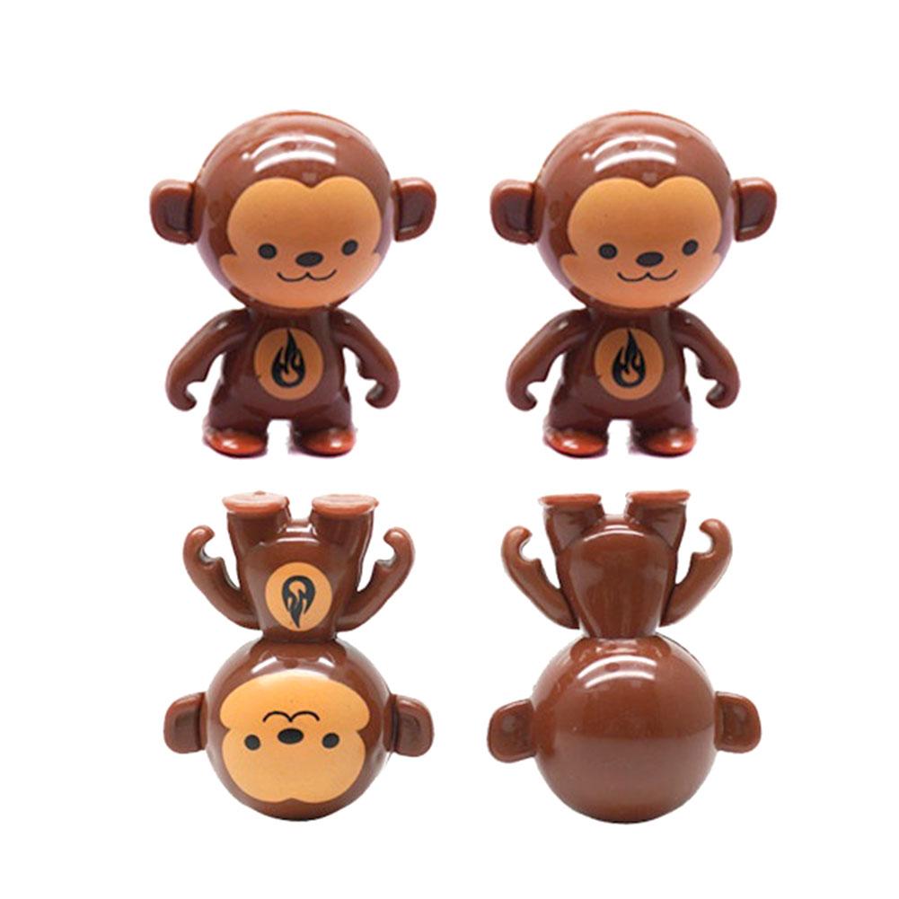 Cute Cartoon Monkey Flipping Toy Random Mini Tumble Toy Monkey For Children