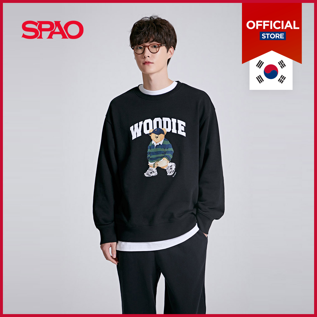 ★人気★【SPAO】★Woodie graphic sweatshir.t★スウェット★ SPAO(スパオ) スウェット・トレーナー(メンズ) - 海外通販のBUYMA