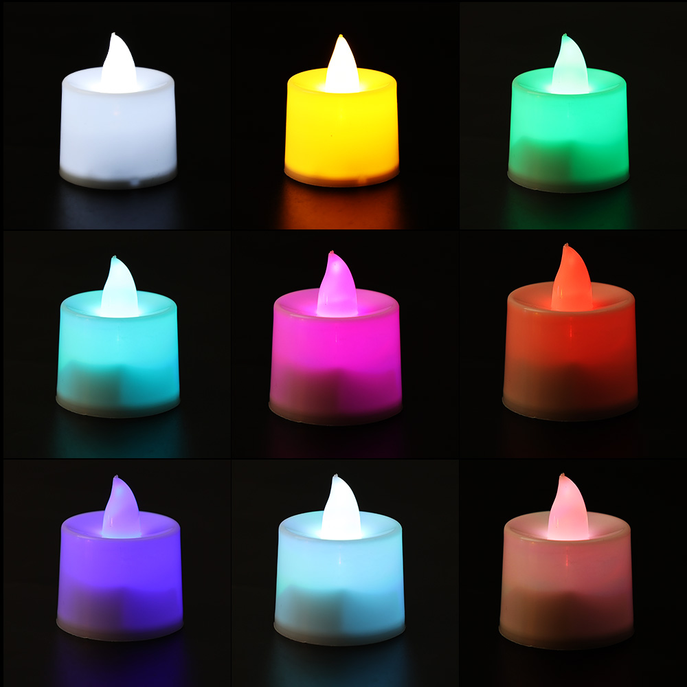 Led Candle Light Smokeless Candle Night Light Family Holiday Wedding Party Decoration. 