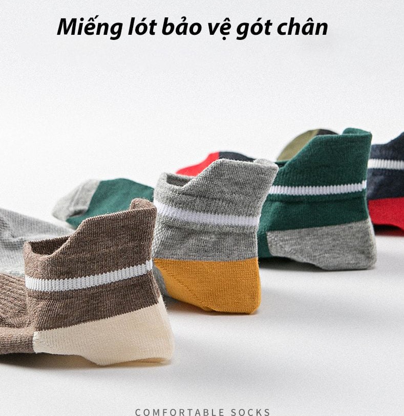 [4.4 HOÀN TIỀN 15%]Tất cổ lửng thấm mồ hôi, thoáng khí