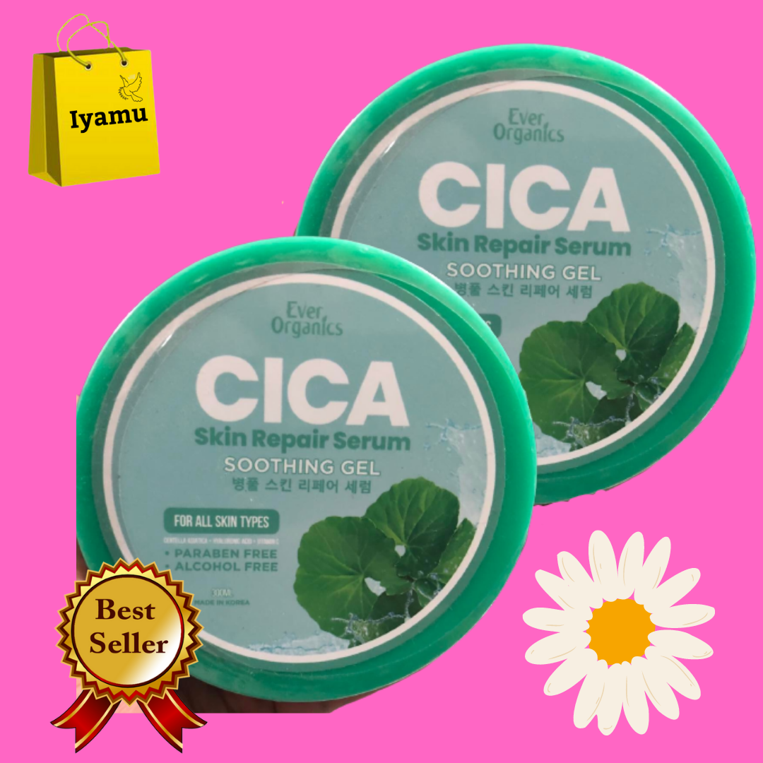 Ever Organic Skin Repair Serum Soothing Gel Cica 300ml Lazada PH