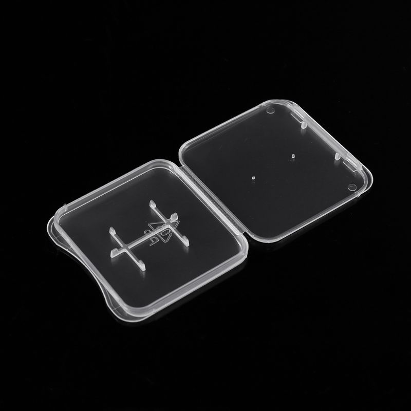 Transparent Standard Micro SD MiC TF Card Memory Card for Case Holder Box Storage Boxes (pack of 10)