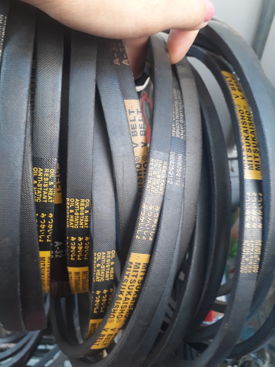 Dây curoa trơn bản b, đầu số 6, từ số 60 đến 69 siêu bền