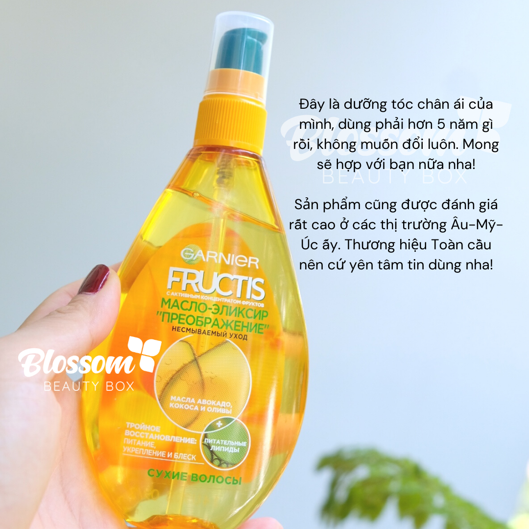 [dưỡng tốt ko bết] Dầu dưỡng tóc Garnier Argan Botanic Therapy Ultra Doux