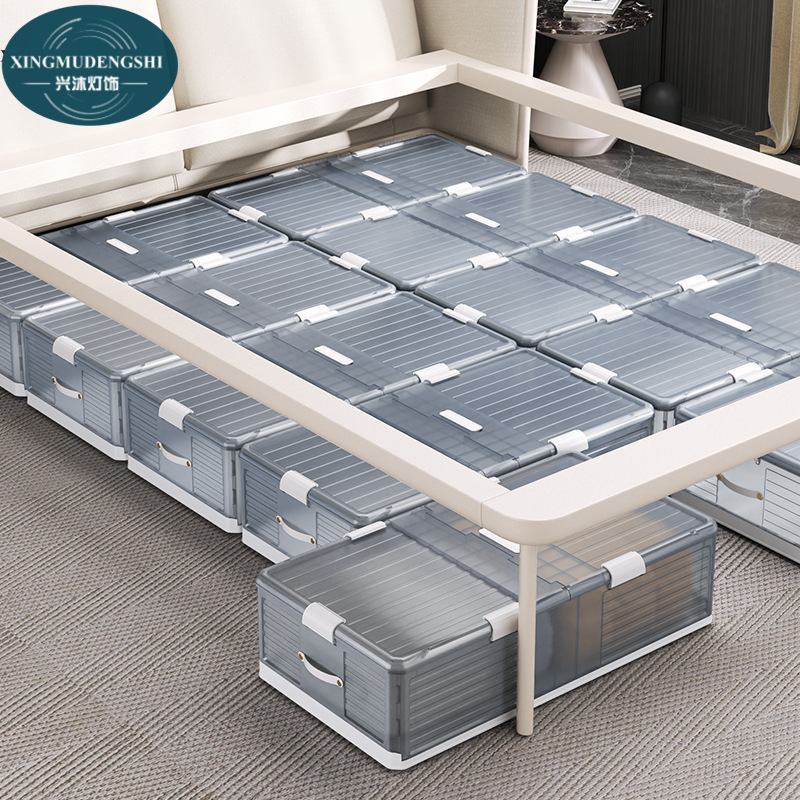 storage box Belt pulley Drawer type Finishing box Bed end storage box Flat bed storage box save space plastic