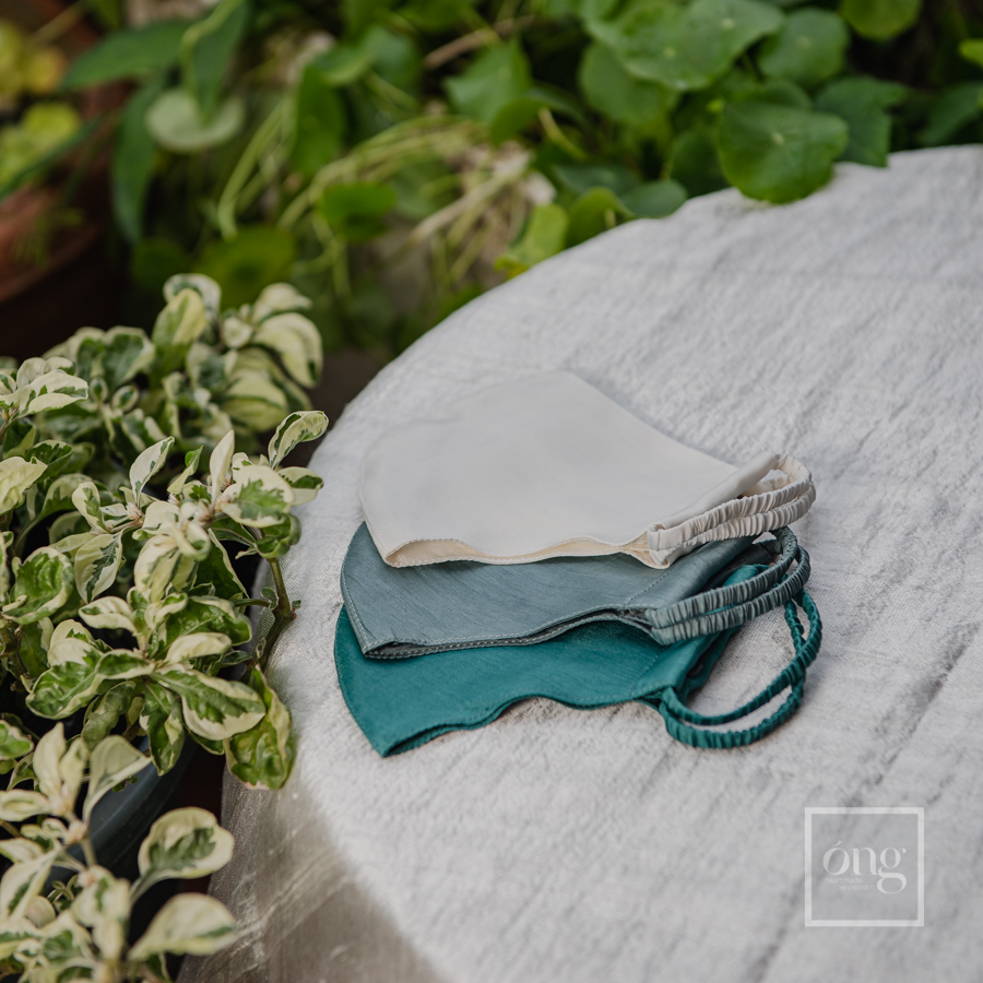 Khẩu trang lụa tơ tằm 100% Silk tự nhiên