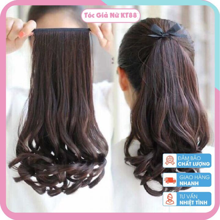 Tóc Cột Xoăn Đuôi D16 35cm Đủ Màu