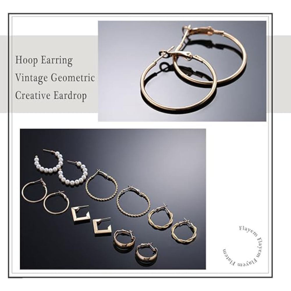 6%20PC%20SET%20Geometric%20Bead%20Earrings%20For%20Women,%20Earrings%20With%20Holes,%20Rings,%20Circles,%20Gold%20Color,%20Pendants,%20Fashion%20Set%20-%20Image%205