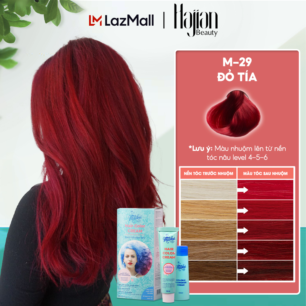 Tổng hợp 6 mẫu tóc màu đỏ tía đẹp nhất giúp nàng tỏa sáng