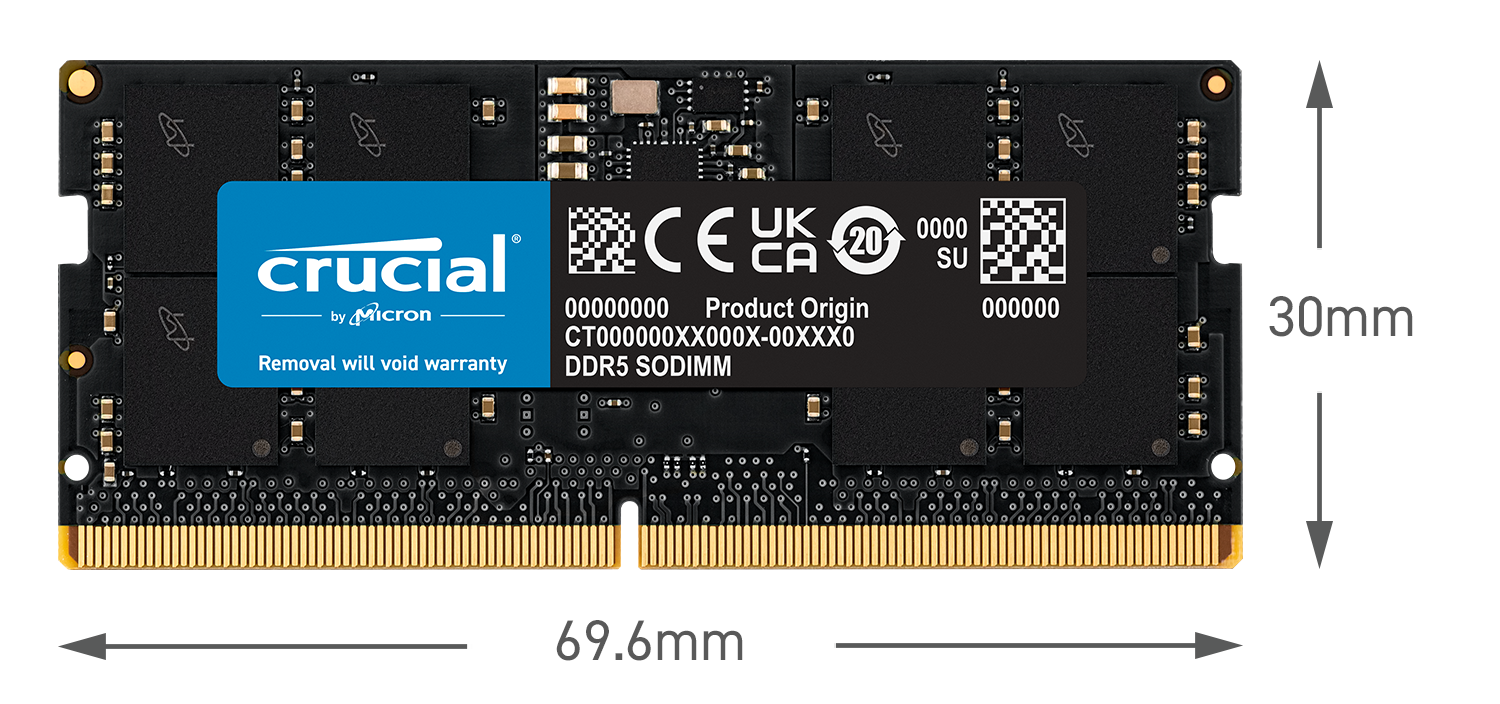 Crucial 32GB DDR5-5600 SODIMM - CT32G56C46S5 | Lazada Singapore