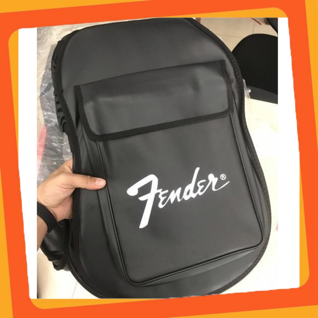 [HCM]Bao đàn  guitar điện 3 lớp Fender màu đen