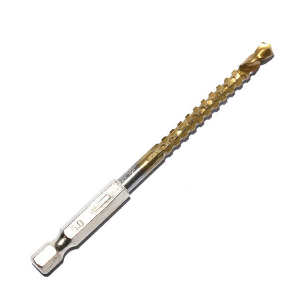 1Pcs Multifunction Hss Drill Bits Hex Shank Metal Titanium Auger Punch Tools More Efficient Drilling