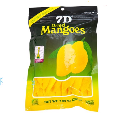 Xoài sấy dẻo túi lớn 7d 200g
