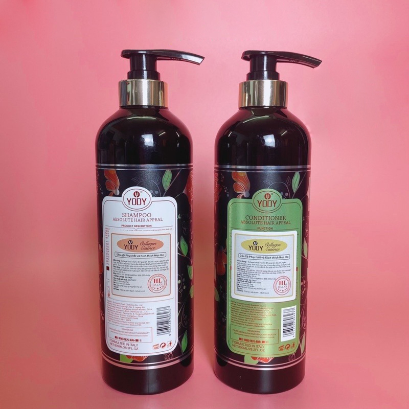 [CHÍNH HÃNG] Dầu Gội xả cặp Yody Essence Colagen