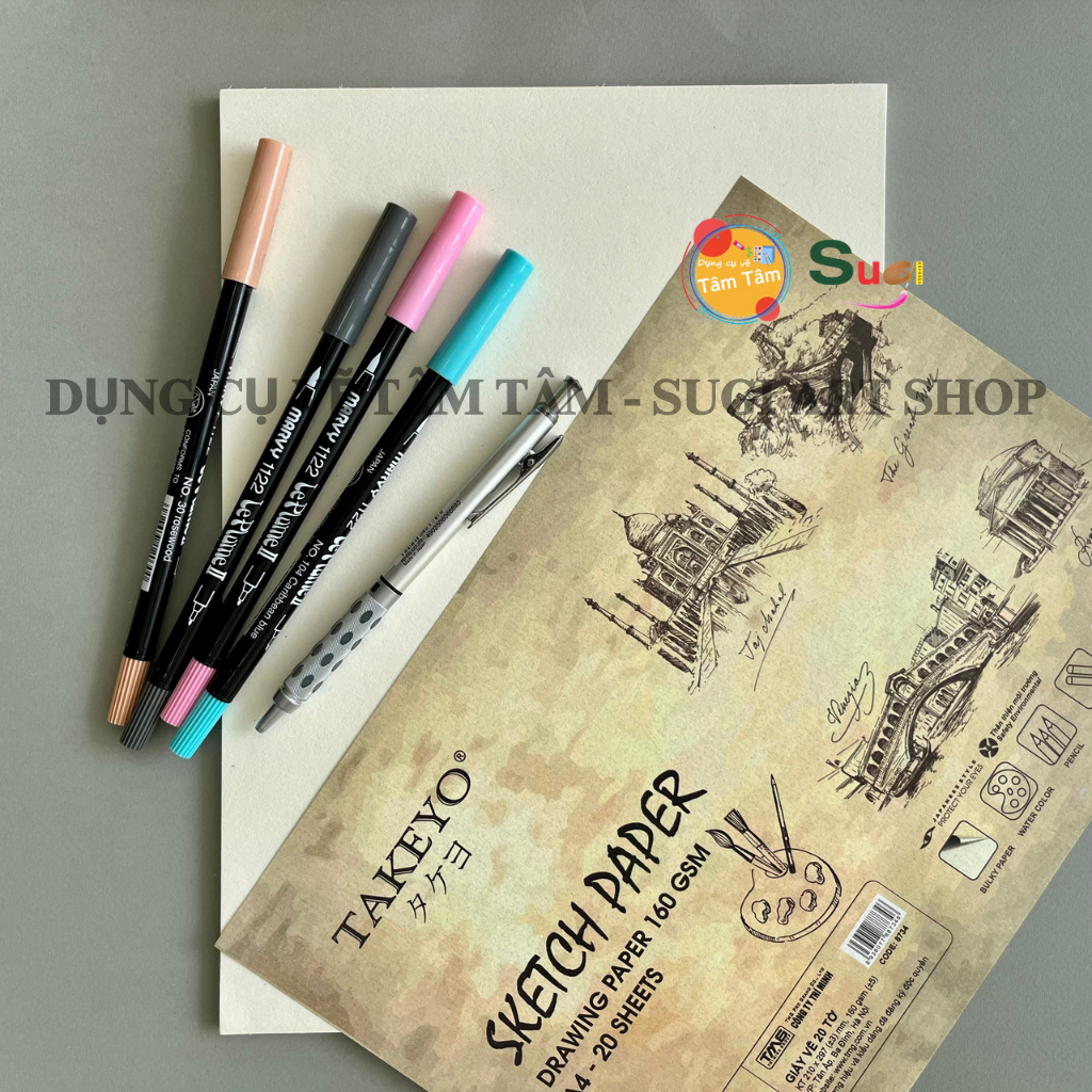 Giấy vẽ cơ bản SKETCH PAPER TAKEYO