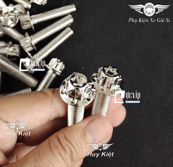 Ốc salaya inox 304 6li, 8li, 10li chiều dài đầy đủ các size