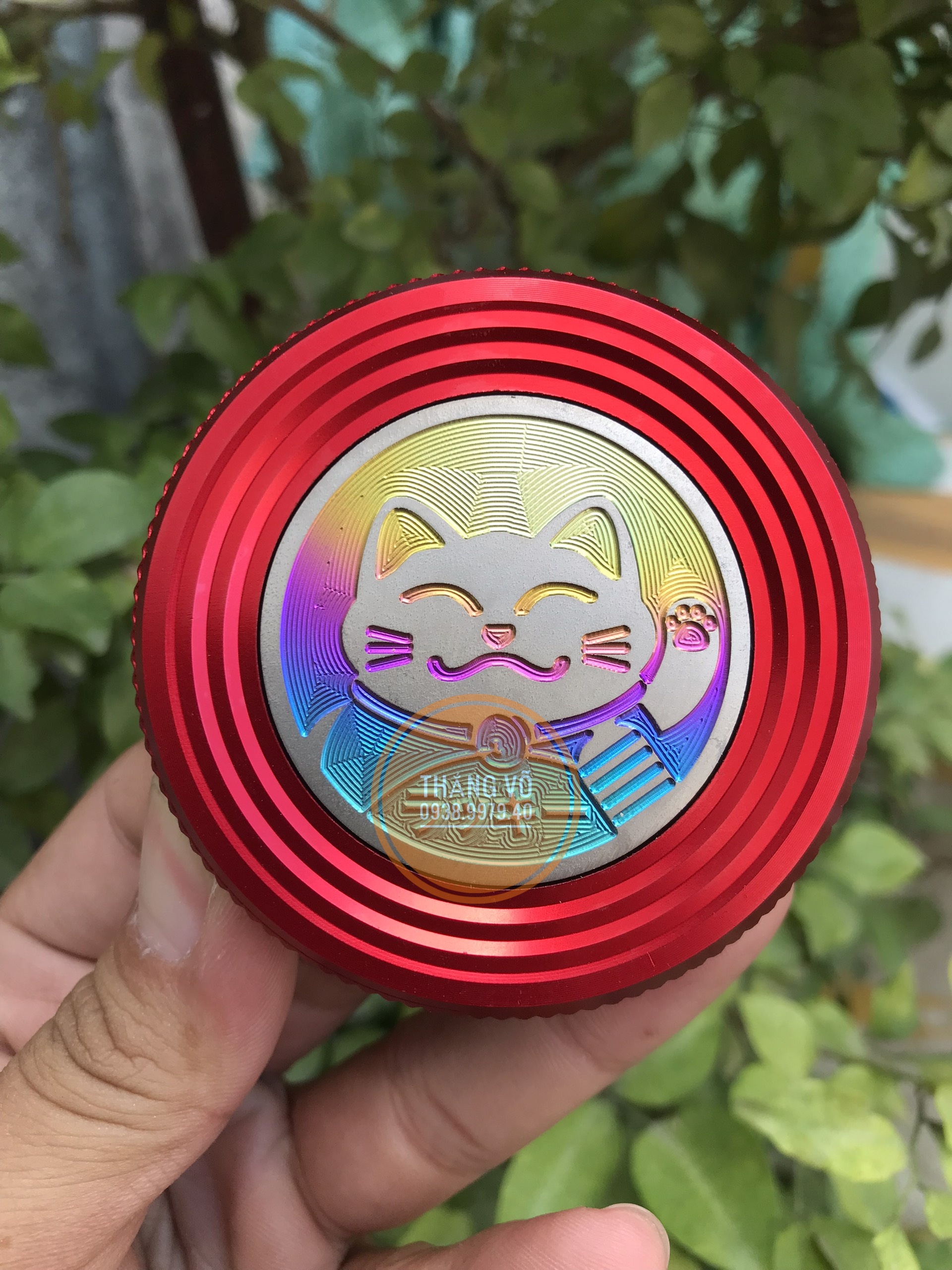 Nắp bình xăng, Nắp bình xăng CNC Nhôm tặng kèm tem Titan nắp xăng cnc đồ chơi phụ kiện xe máy