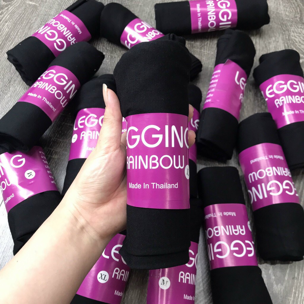 Quần legging nữ cuộn hồng, quần dáng ngố