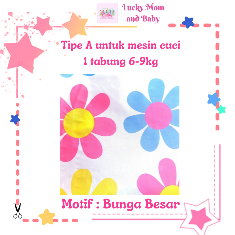 Lmb Tipe A Tabung Buka Atas Cover Mesin Cuci Motif Bahan Satin Motif Lazada Indonesia